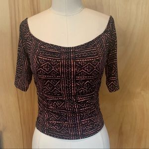 Playful, Crop Top - Stretchy w/ Rouching details